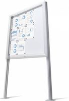 Syna Palen voor Vergrendelbaar Notitiebord Outdoor en Vergrendelbaar Notitiebord Outdoor Extra Deep - Boutbevestiging - SCPOSTP