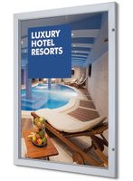 Syna Vergrendelbare Poster Case Gegalvaniseerde Achterwand A0 - SCPXA0