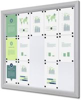 Syna Outdoor Vergrendelbaar Notitiebord Slim 15 X A4 - SCTE15XA4PH