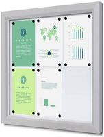 Syna Outdoor Vergrendelbaar Notitiebord Slim 6 X A4 - SCTE6XA4PH