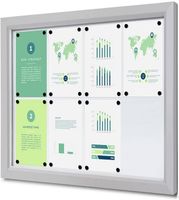 Syna Outdoor Vergrendelbaar Notitiebord Slim 8 X A4 - SCTE8XA4PH