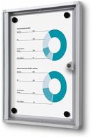 Syna Vergrendelbaar Notitiebord Indoor Economy B1 Brandwerend 1x A4 - SCXS1XA4B1