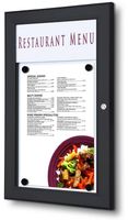 Syna Outdoor Menubord met Logo Paneel 1x A4 Staand - SCZ1XA4C9005