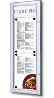 Syna Outdoor Menubord met Logo Paneel 2x A4 Staand - SCZ2XA4T