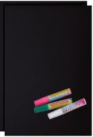 Syna Set Beschrijfbare Folie Zwart 2 Stuks en 3 Krijtpennen A2 - SETZPA2