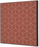 Syna Wanddecoratie Textiel SET 40 X 40 Hexagon Donkerbruin - TFR22W400-SET-I17