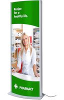 Syna Arcuato® Poster Licht Totem LED Verlicht 2x A1 - TL2XA1LED