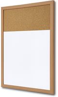Syna Combibord - Whiteboard Hout / Prikbord 45 X 60 cm - WBC450X600LB