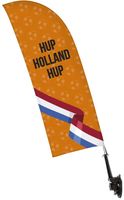 Syna Window Flag Set Single-Sided Oranje Hup Holland - WINFLAG-SET-I798