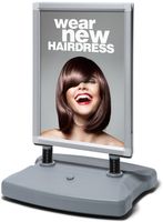 Windtalker® Excel Plastic Voet Zilver 50 X 70 cm - WTR50X70