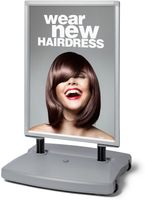 Windtalker® Excel Plastic Voet Zilver 70 X 100 cm - WTR70X100