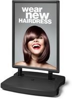 Windtalker® Excel Plastic Voet Zwart Weerbestendig 70 X 100 cm - WTR70X100WRBLK