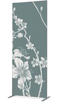 Syna Scheidingswand Textiel Deco 85-200 Dubbelzijdig Abstracte Japanse Bloesem - ZBSLIM085-200-DSI10
