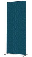 Syna Scheidingswand Textiel Deco 85-200 Dubbelzijdig Hexagon Blauw ECO - ZBSLIM085-200-DSI13ECO