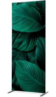Syna Scheidingswand Textiel Deco 85-200 Dubbelzijdig Botanische Bladeren Groen - ZBSLIM085-200-DSI4