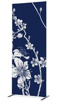Syna Scheidingswand Textiel Deco 85-200 Dubbelzijdig Abstracte Japanse Bloesem - ZBSLIM085-200-DSI8