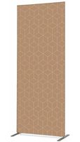 Syna Scheidingswand Textiel Deco 100-200 Dubbelzijdig Hexagon Beige - ZBSLIM100-200-DSI12