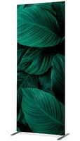 Syna Scheidingswand Textiel Deco 100-200 Dubbelzijdig Botanische Bladeren Groen ECO - ZBSLIM100-200-DSI4ECO