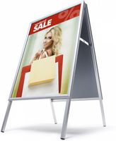 Syna A-Bord Design Standaard 25 mm Rechte Hoeken 50 X 70 cm - ZP50X70G25
