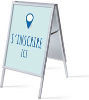 Syna A-Bord A1 Complete Set hier Melden Blauw Frans - ZPA1G32MEI538