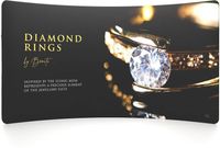 Syna Zipper-Wall Curved 400 X 230 cm - ZWC400-230