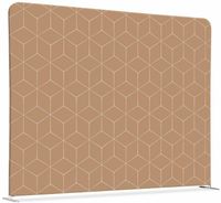 Syna Scheidingswand Textiel 150-150 Dubbelzijdig Hexagon Beige - ZWSE150-150SSK-DSI12