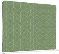 Syna Scheidingswand Textiel 150-150 Dubbelzijdig Hexagon Groen - ZWSE150-150SSK-DSI16