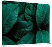 Syna Scheidingswand Textiel 150-150 Dubbelzijdig Botanische Groene Bladeren - ZWSE150-150SSK-DSI4