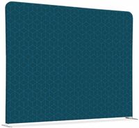 Syna Scheidingswand Textiel 200-150 Dubbelzijdig Hexagon Blauw - ZWSE200-150SSK-DSI13