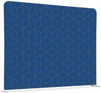 Syna Scheidingswand Textiel 200-150 Dubbelzijdig Hexagon Blauw-Bruin - ZWSE200-150SSK-DSI14