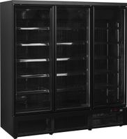 Zwarte Displayvriezer met Instelbare Planken - ATOM MAXI F3DBB