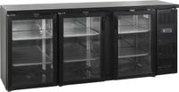TEFCOLD Barkast - 3 Glasdeuren 2002mm met Compressor Unit - CBC310G (SG3)