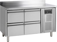 TEFCOLD Koelwerkbank in Roestrvij Staal met GN 1/1-Lades - CK7240