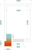 Vriesruimte (Compleet met Monoblock) - CRNF1824
