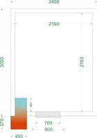 Vriesruimte (Compleet met Monoblock) - CRNF2430
