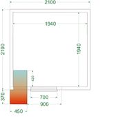 TEFCOLD Koelruimte (Compleet met Monoblock) - CRPF2121