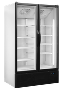 TEFCOLD 2-Deurs Displaykoeler met Scharnierdeuren - FS1202H