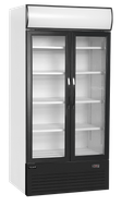 TEFCOLD 2-Deurs Displaykoeler met Kap - FSC1000H