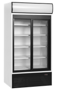 TEFCOLD 2-Deurs Displaykoeler met Kap - FSC1000S