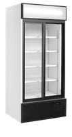 TEFCOLD 2-Deurs Displaykoeler met Canopy - FSC891S