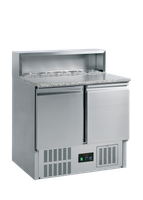 TEFCOLD Roestvast Stalen Pizzacounter met Granieten Werkblad - GP92