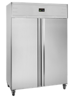 TEFCOLD Staande Vriezer in Roestvast Staal - GUF140