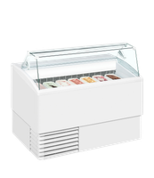 ISA SCHEPIJSVITRINE ISETTA 9 BAKKEN + RESERVE voor 9 BAKKEN 1354 X 800 X 1176 - ISETTA 7ST