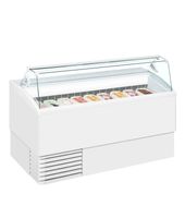 ISA SCHEPIJSVITRINE ISETTA 7 BAKKEN + RESERVE voor 7 BAKKEN 1659 X 800 X 1176 - ISETTA 9LX