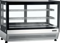 TEFCOLD Vitrine, Tafelmodel, voor Geweldige Productpresentatie - LCT900F/BLACK