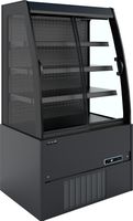 Compacte Zwarte Wandkoeler met Schuifdeuren - MCB90S LOW LED