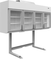 TEFCOLD 4-Deurs Vriezer/koeler, Wandkast, voor Maximale Bergruimte - MTF250