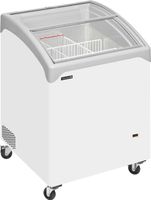 Elegante Diepvrieskist met Gebogen Glazen Schuifdeksels - NIC101SCEB