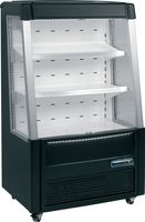 Displaykoeler in Zwart met Laag Open Front - ODC90