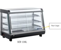 OPZETVITRINE 4 ZIJDEN GLAS +30°C/+90°C - RCR-136 HOT